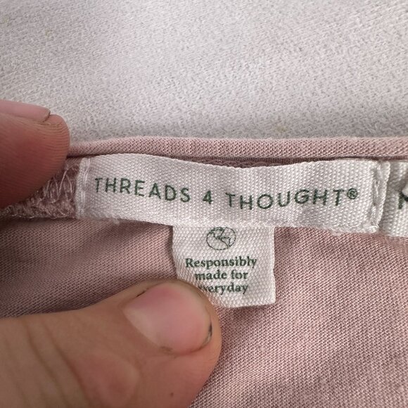 Threads 4 Thought Womens Organic Cotton & Modal T-Shirt Pocket Size M - Picture 3 of 7